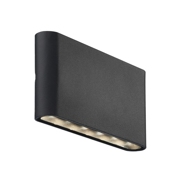 Nordlux | Kinver | Wandleuchte | Schwarz | IP54 | 285 Lm | 8,5 W | 3000K-image
