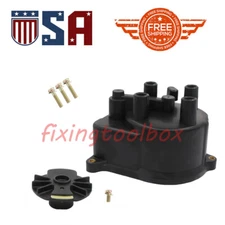 Distributor Cap & Rotor Ignition Kit FITS 1996-2000 Honda Civic CX DX EX LX 1.6L