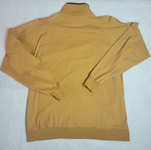 Cabelas Jacke Herren XL gelb Quarter Zip Fleecepullover Sweater ohne Kapuze Mock - Bild 9 von 9