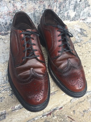 Vintage Crown Executive Collection Oxfords Wing Tip Reddish  display picture 3