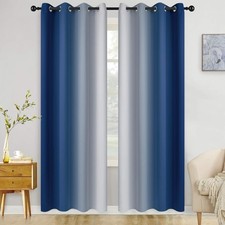 Grommet Ombre Room Darkening Curtains 52"W x 96"L Pack of 2 