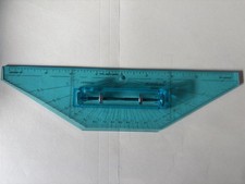 PUT-LINES 1/16 inch grad SCALE PL-492 mini-drafting machine made in usa