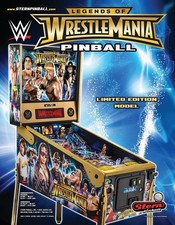Stern WWE WrestleMania Limited Edition Pinball Machine NEW IN BOX