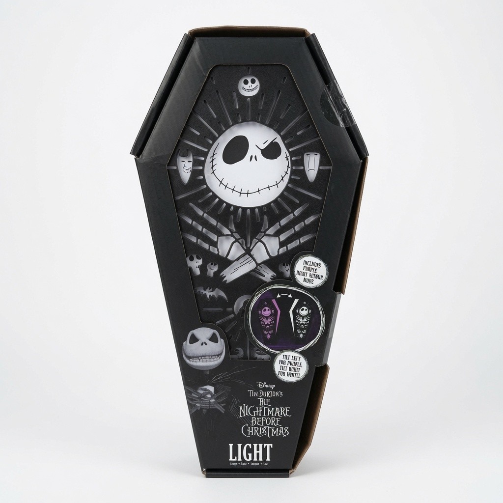 The Nightmare Before Christmas Jack Skellington Coffin Light - New & Sealed