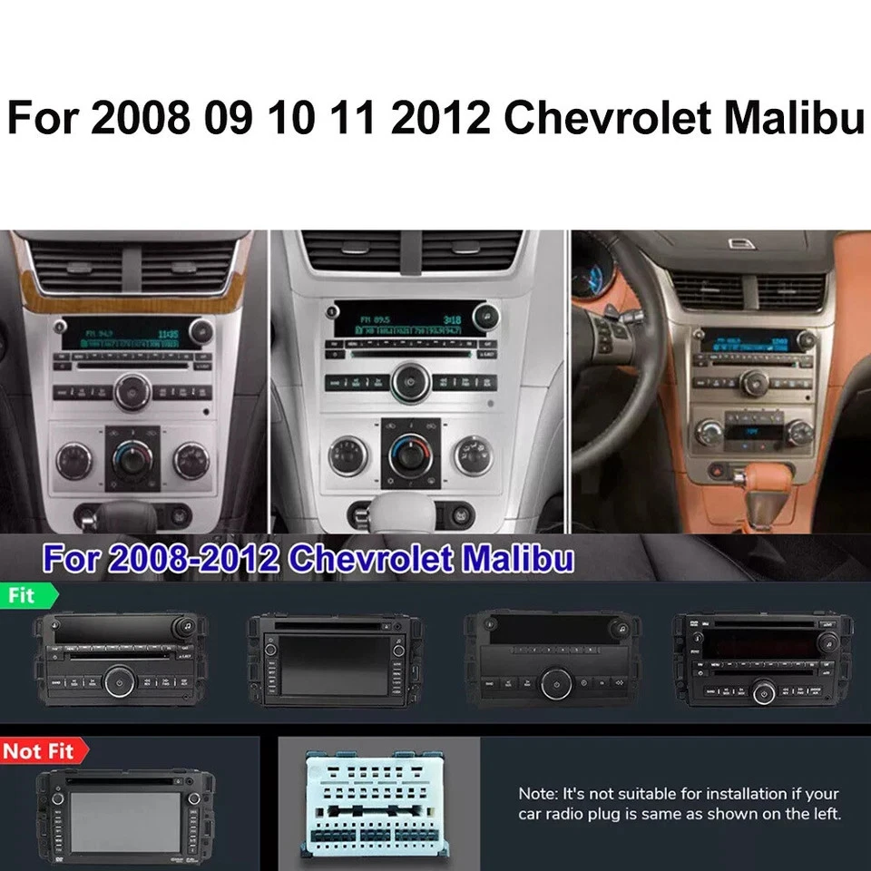 Carplay para Chevrolet Malibu 2008-2012 coche estéreo radio GPS navegación 8" Android 15 Foto 3 de 4