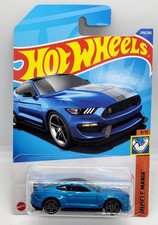 Hot Wheels Ford Mustang Shelby GT350R Metallic Blue Muscle Mania New 