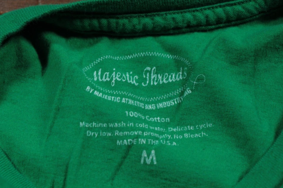 St. Louis Blues Green T-Shirt M NHL Hockey Shirt Majestic Threads - Image 3 of 3