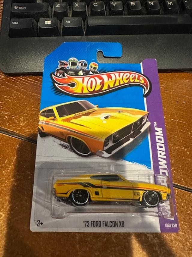 2013 Hot Wheels HW Showroom '73 Ford Falcon XB #198 Yellow