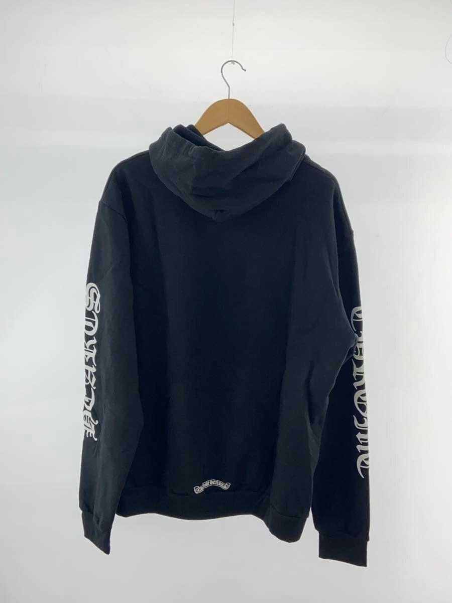 FELPA CON CAPPUCCIO CHROME HEARTS L COTONE Nera Usata