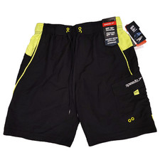 NWT Speedo Mens Sport Colorblock Volley Shorts Speedo Swim Trunk SPF50 MENS S