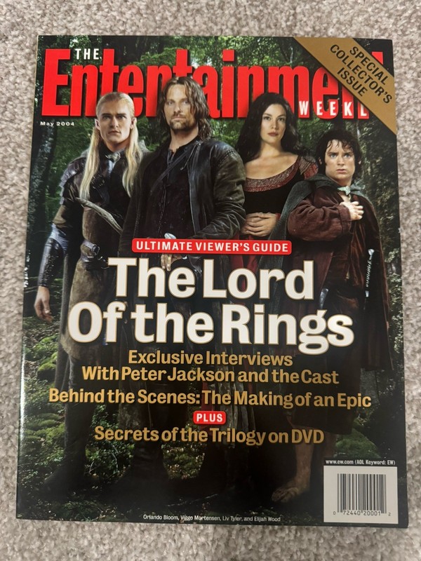 Lord of the Rings Ultimate Viewer's Guide Entertainment Weekly Collectors Issue