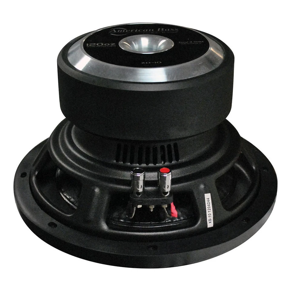 (2) AMERICAN BASS XD 10” DUAL 4-OHM CAR AUDIO SUBWOOFERS SUBS SUBWOOFER (1 PAIR) - Image 3 of 3