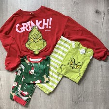 Hanna Andersson Kids Grinch Pajamas Size 160 14/16 H M Grinch Sweatshirt, more
