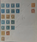 FRANCE selection of early Napoleon and Ceres heads imperf and perf