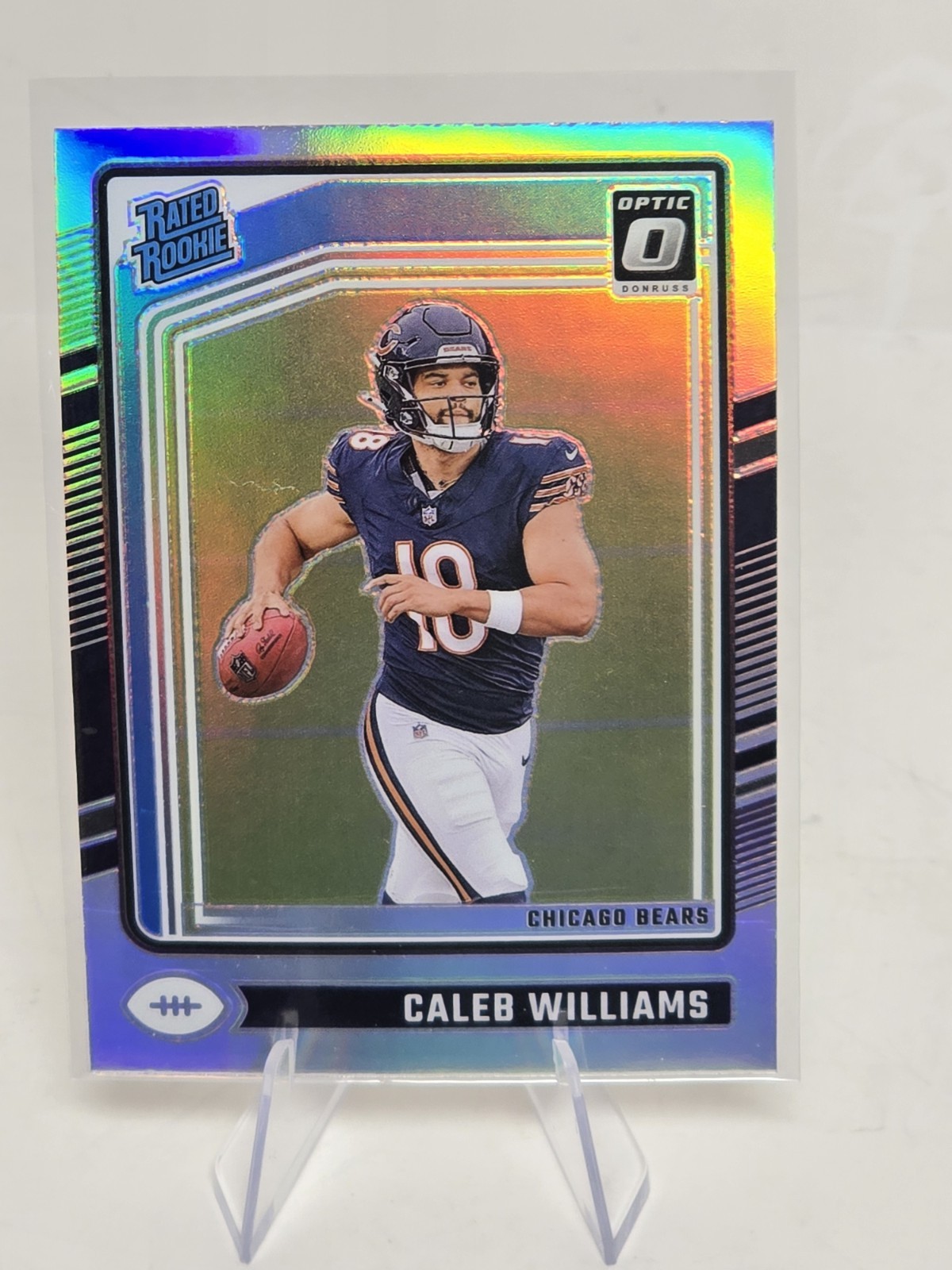 2024 Panini Donruss Optic Caleb Williams Rated Rookie #201 Holo Prizm (RC)