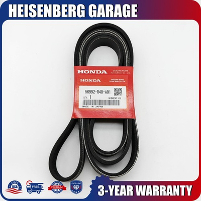 #ad #ad OEM Serpentine Drive Belt #56992 R40 A01For 2008 2012 Honda Accord 2.4L L4 Gas $40.15