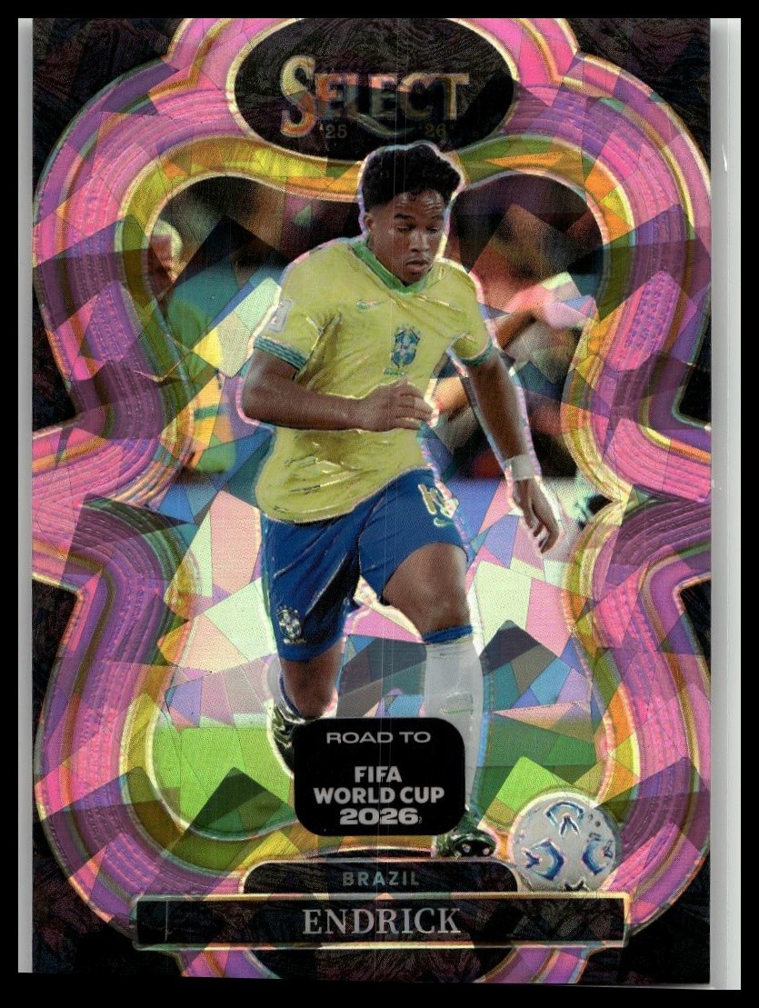 2025-26 Panini Select World Cup Endrick #197 Brazil Pink Ice