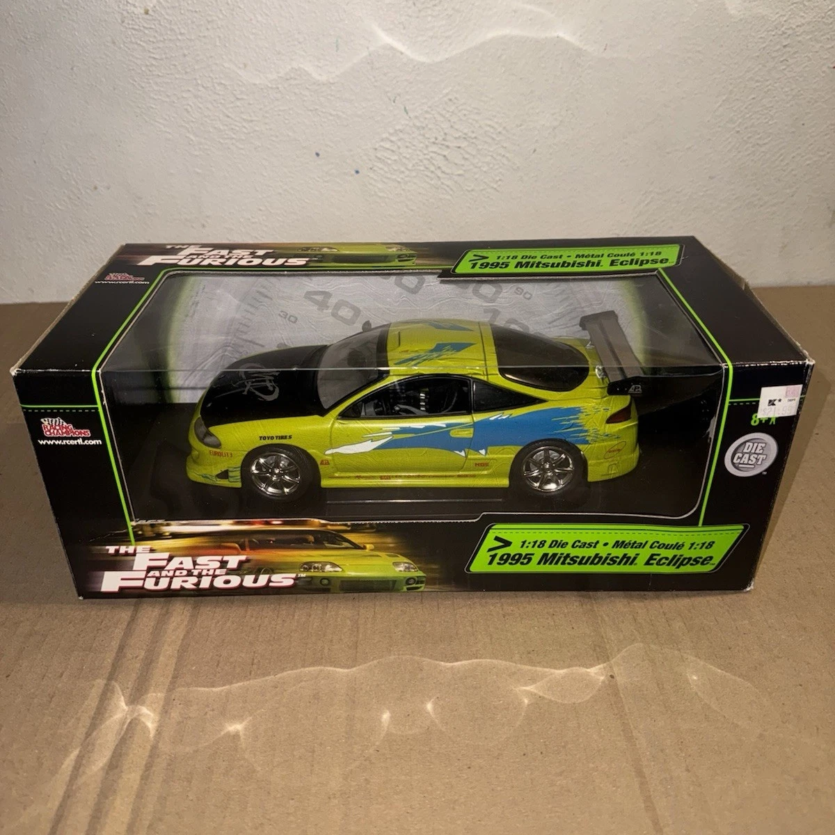 Fast & Furious Mitsubishi 1:18 Scale Diecast Cars, Trucks & Vans