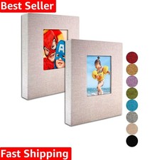Durable Linen 5x7 Photo Album Set - Perfect for Baby Showers and Anniversaries