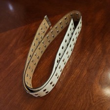 White Belt Size medium fits sizes 12-18 girls