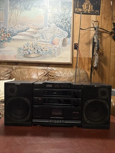 Vintage Sony Boombox CFD-455 CD Radio Cassette