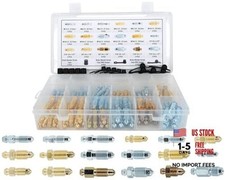 90 PCS 18 Types Brake Caliper Wheel Cylinder Bleeder Screw Brake Valve Screw