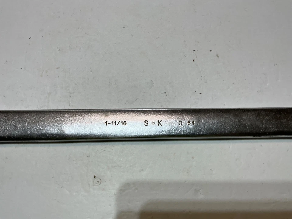 Rare S-K large 1 11/16" combination wrench C54 made in USA - Image 2 of 4