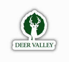 Deer Valley Ski Resort Vinyl Printed Sticker
