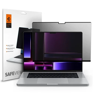 For MacBook Pro 16-inch | Spigen Safe View Privacy Screen Protector - Image 1 of 4
