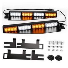 32led Visor Lights 26 Flash Patterns Windshield Amberwhite Amberwhite 32led Visor Lights 26 Flash Patterns Windshield Amberwhite Amberwhite
