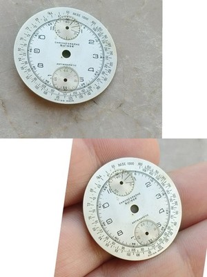 50s CHRONOGRAPH SUISSE CHRONOGRAPH VENUS 170 WATCH DIAL QUADRANTE UHREN 30mm