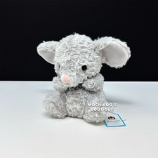 Jellycat YUMMY MOUSE Soft Plush Toy NWT Whiskery Grey LOVEY Podgy Whimsy Gem