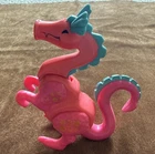 Vintage 1974 Fisher Price Little People Playset Castle #993 Pink Dragon Figure