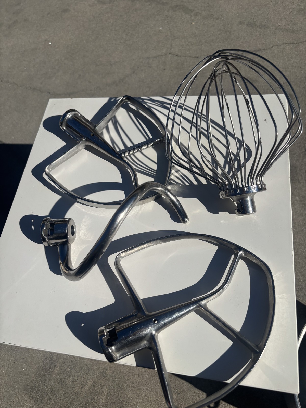 KitchenAid KSM8990NP Commercial 8 Qt Bowl Lift Mixer Gray Works Great