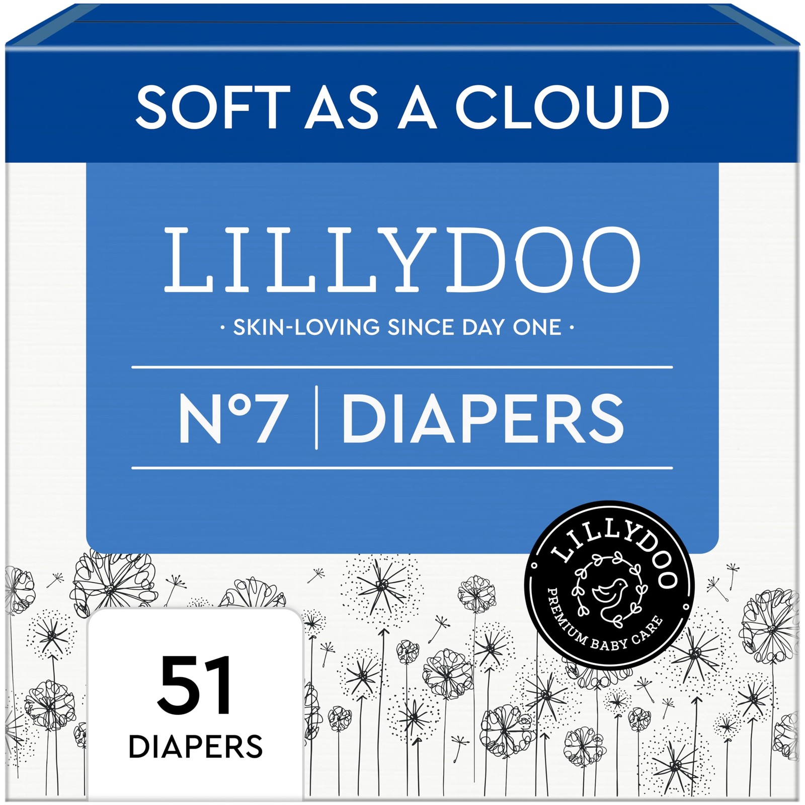 S - Size 7 (33+ Lbs), Half-monthly Supply (51 Count), Leak P