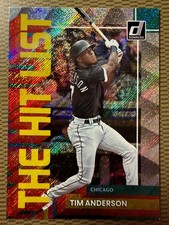2022 Donruss #THL-3 Tim Anderson The Hit List Rapture