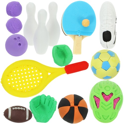 50 Pcs Eraser Child Student Shaped Erasers Sport for Kids Sports - Picture 4 of 12