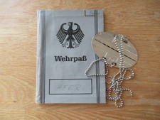 Bundeswehr Wehrpaß + Erkennungsmarke 2.RakArtBtl 32 Raketenartilleriebataillon