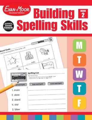 Evan-Moor Building Spelling Skills, Grade 2 - Homeschooling & Classroom Reso...