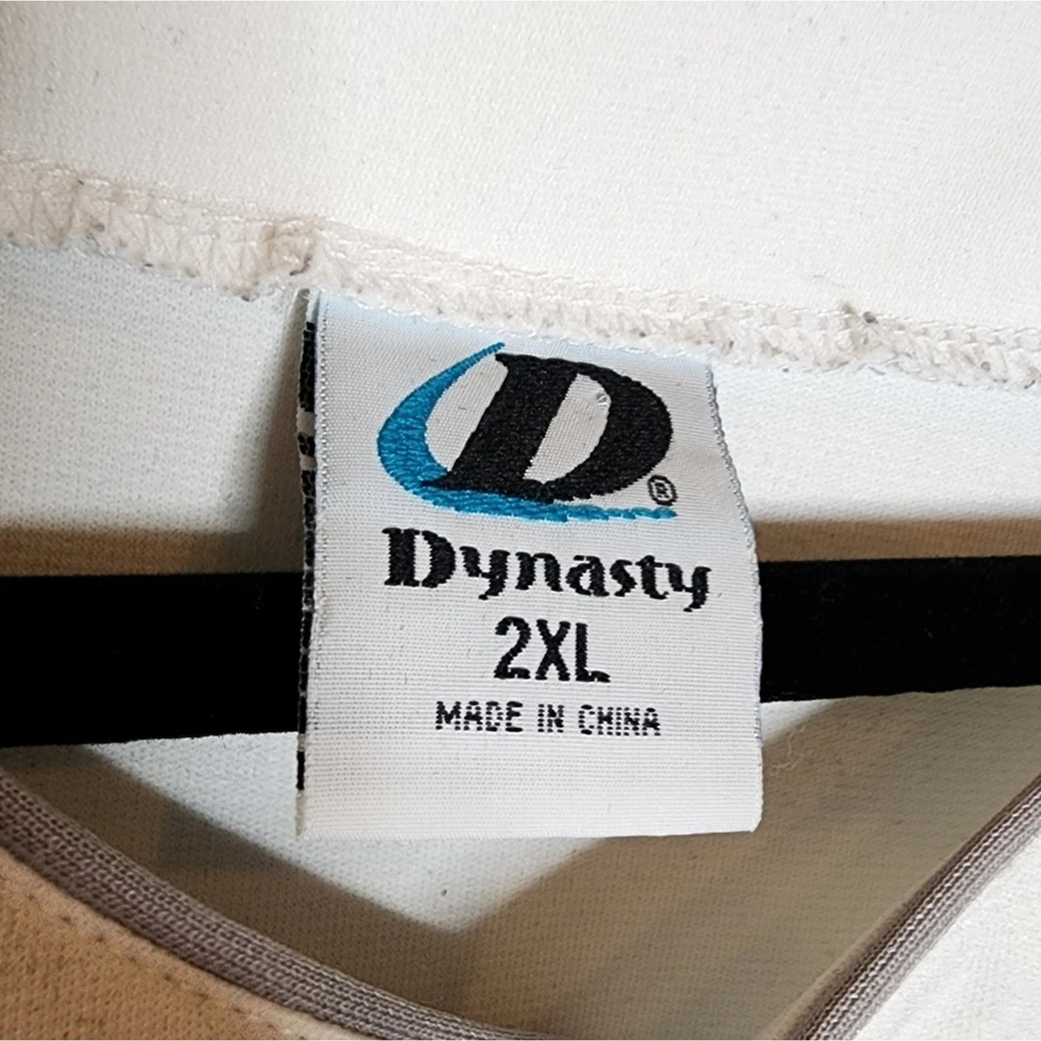 Camiseta de béisbol genuina Yankees 2XL blanca/azul marino/roja de Dynasty MLB Foto 4 de 4