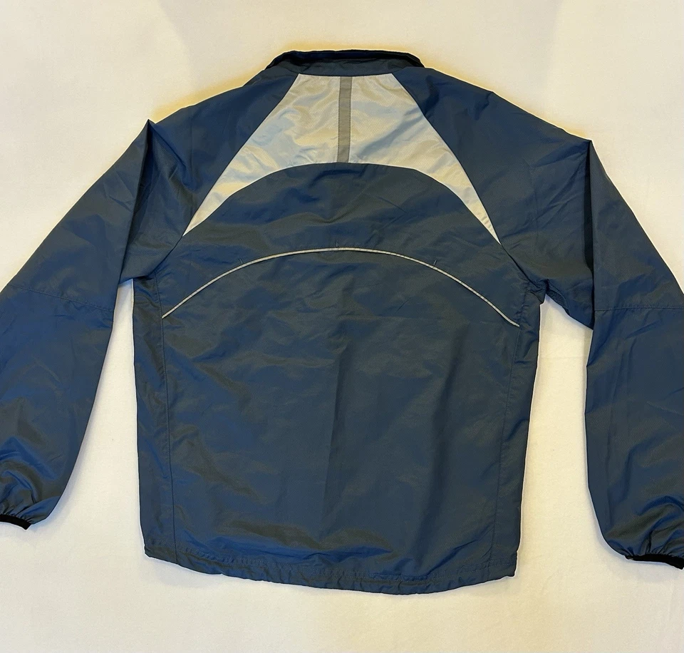 Port Authority Womens XSmall Blue Gray Light Weight Full Zip Polyester Jacket - Image 3 of 4