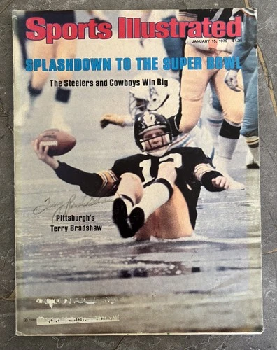 1979 Sport Illustrated - January 15 - Terry Bradshaw Autograph
