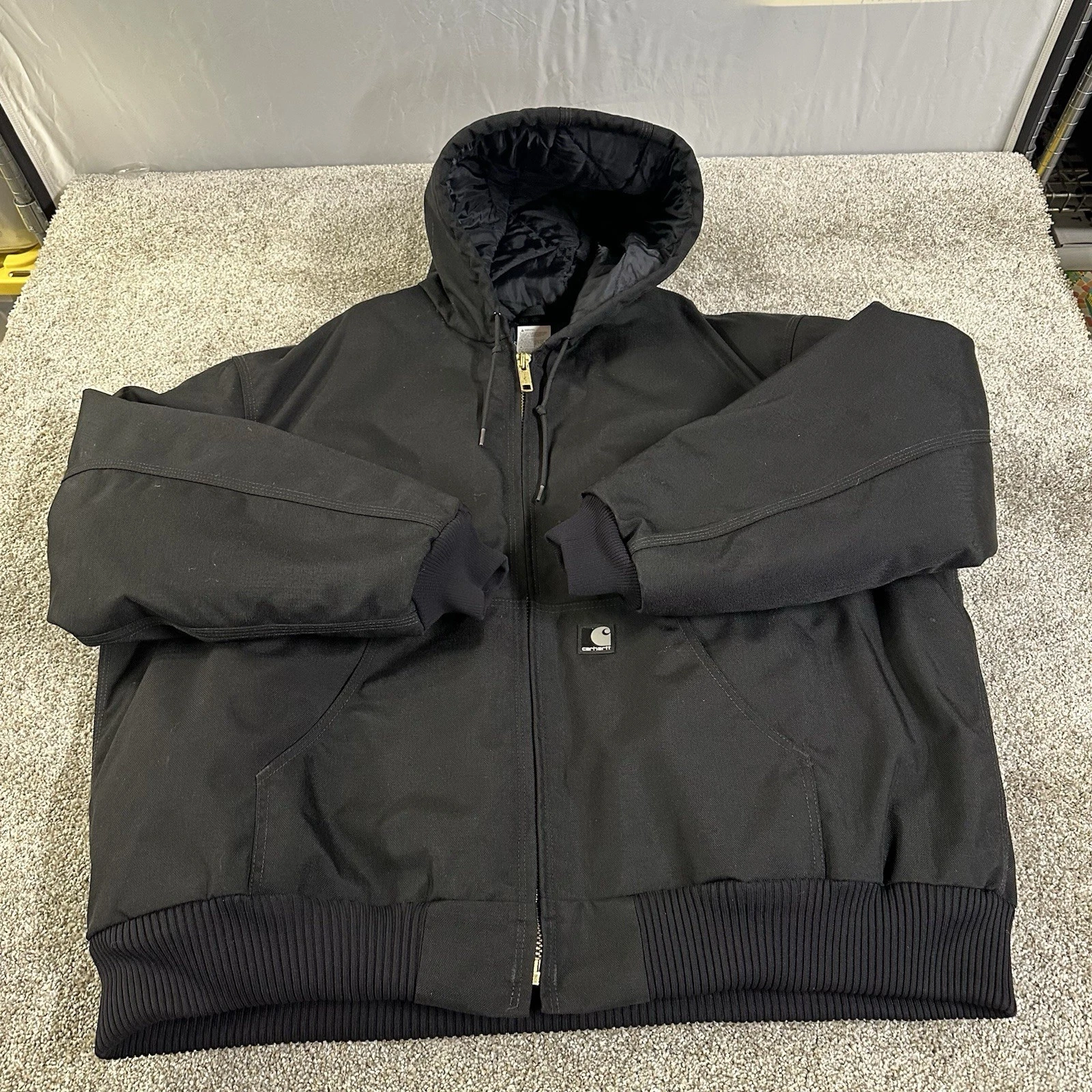 CARHARTT J133 USA Men's 2XL Blk Thermal Lined ACTIVE Jacket RN 14806