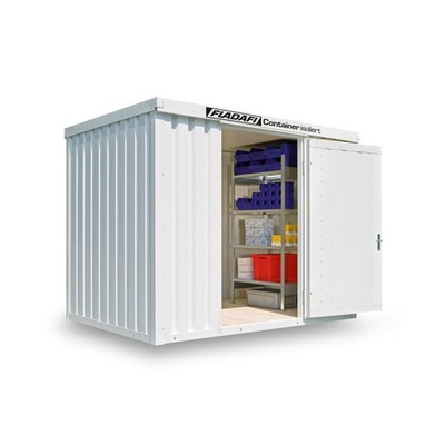Isolierter Lagercontainer / 305 x 217 (BxT) / Einflügeltür kurze Seite