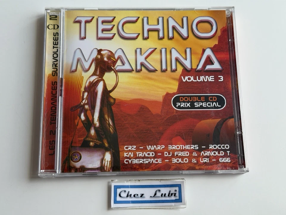 Techno Makina Vol 3 - CR2, Warp Brothers, Bolo & Uri, 666, Rocco… - 2 CD - 2003 - Photo 1/4
