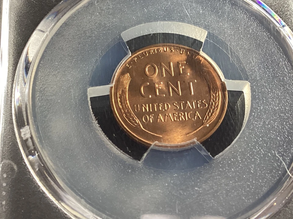 1947 D Lincoln Wheat Penny PCGS MS66 RED # 489 - Image 3 of 3