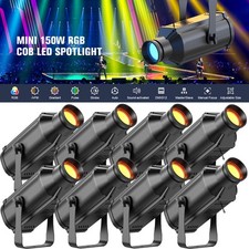 UKING Spot Light 150W COB Spotlight Beam Stage Light DMX Party Disco DJ Lighting