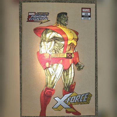 1 2025 X-force 10 NM MX FOIL Panini Variant Colossus Bengus Marvel VS Capcom