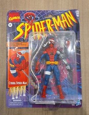 Marvel Legends Cyborg Spider-Man 6  Action Figure Retro Card Hasbro -DMGD Box