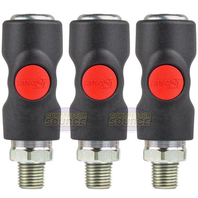 3 Prevost Truflate Air Hose Coupler USI061251 1/4'' NPT Automotive Style PrevoS1